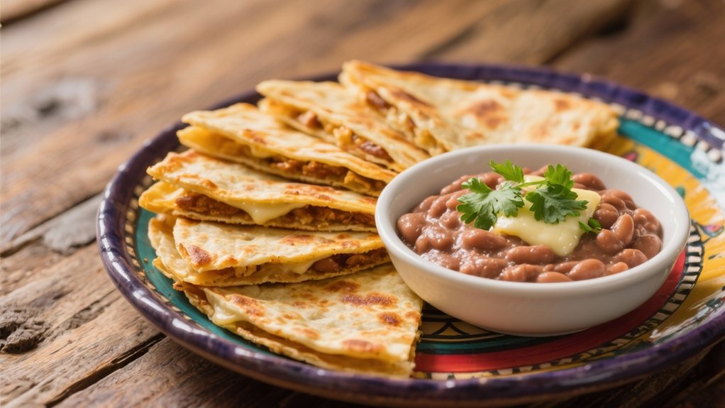 creamy protein rich refried beans