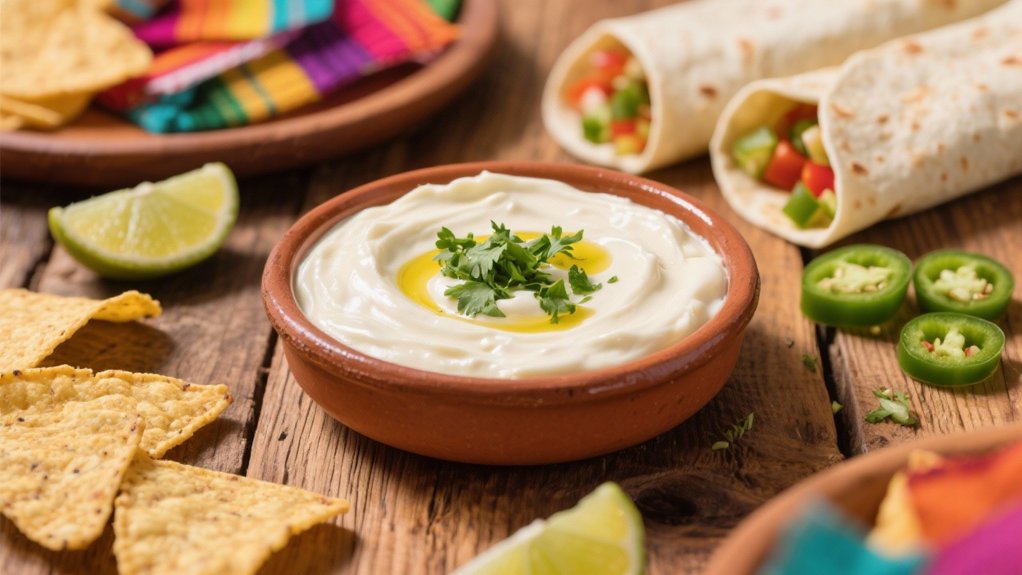 creamy queso blanco dip