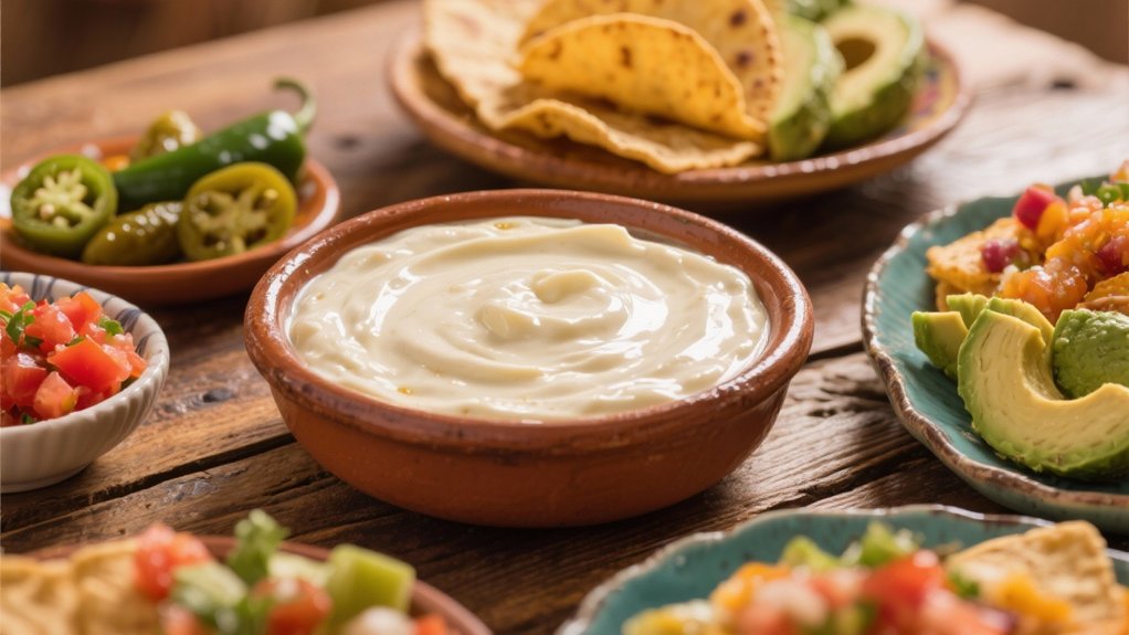 creamy queso blanco dip