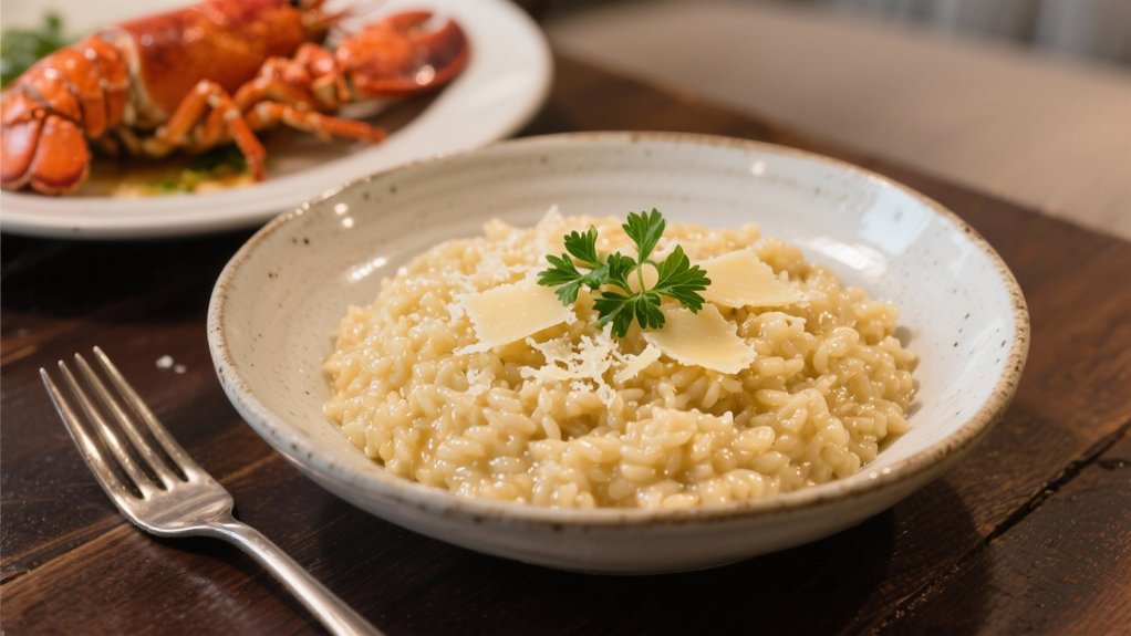creamy risotto with lobster