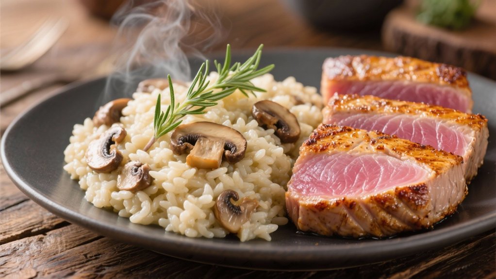 creamy shiitake risotto perfection