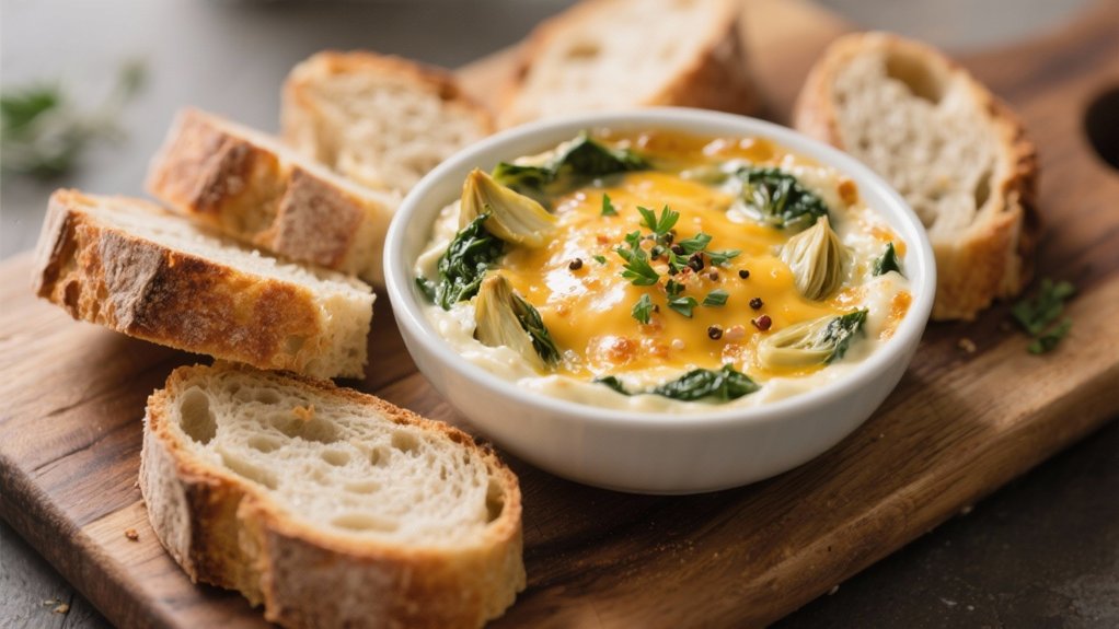 creamy spinach artichoke dip delight
