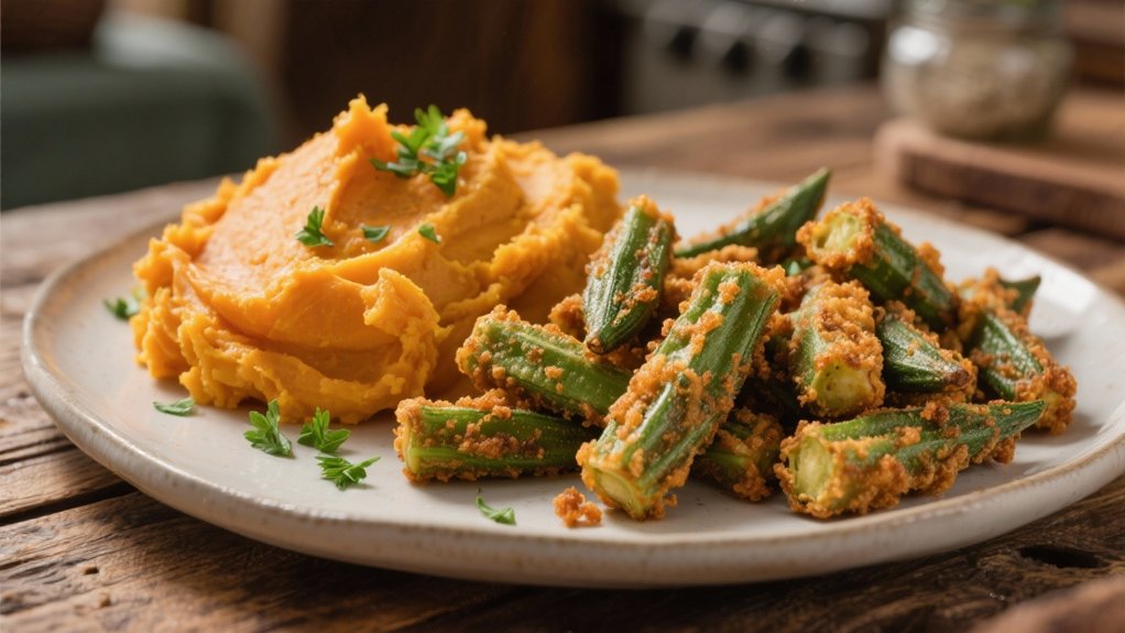 creamy sweet potato mash