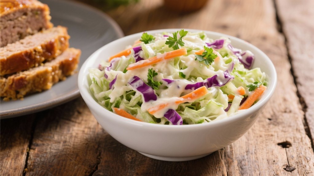 creamy tangy cabbage salad