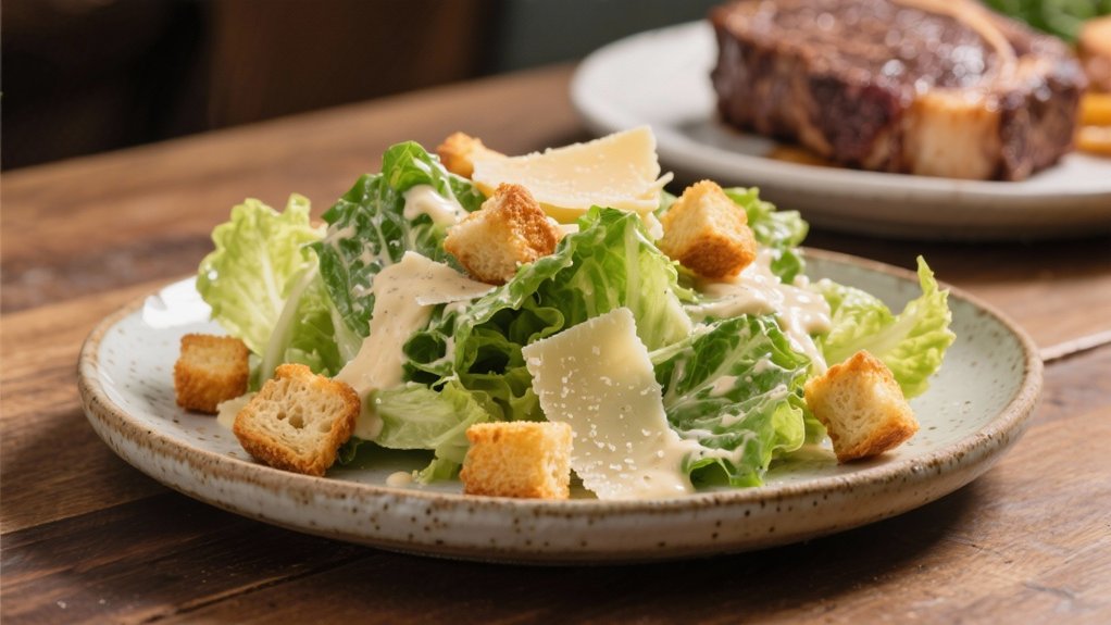 creamy tangy caesar salad