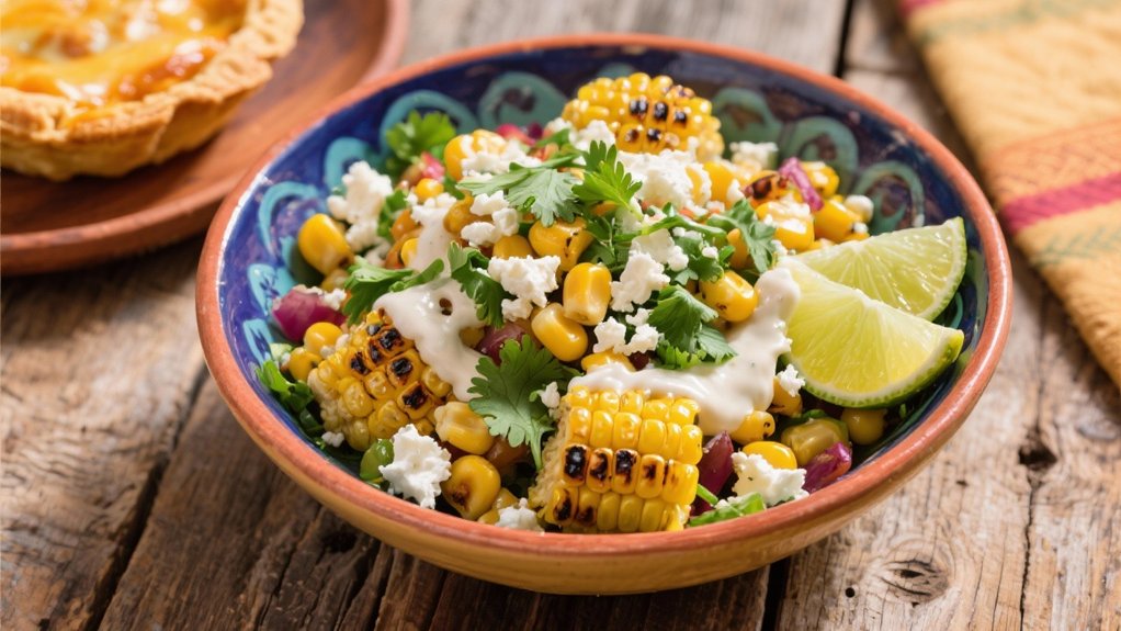 creamy tangy corn salad