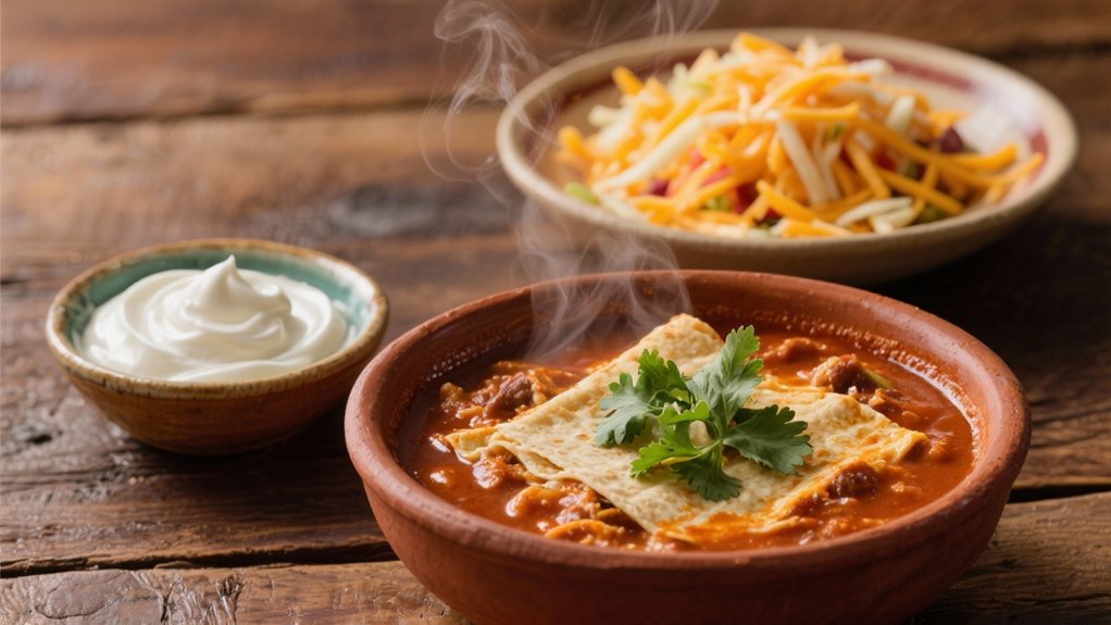 creamy tangy melty garnishes