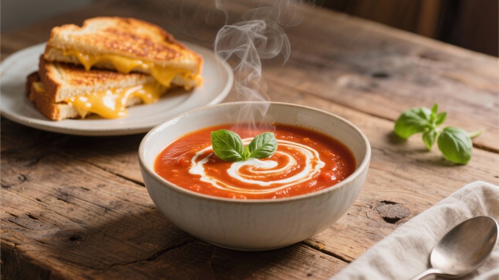creamy tomato soup comfort