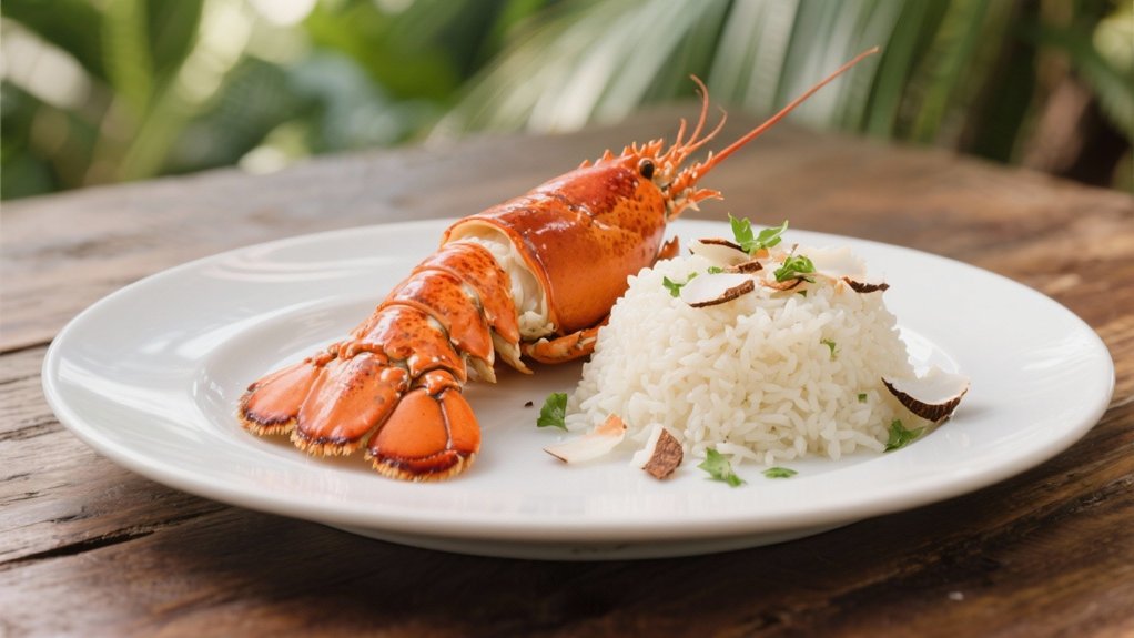 creamy tropical coconut rice
