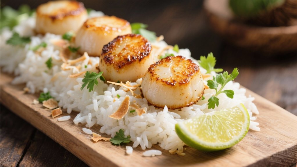 creamy tropical coconut rice