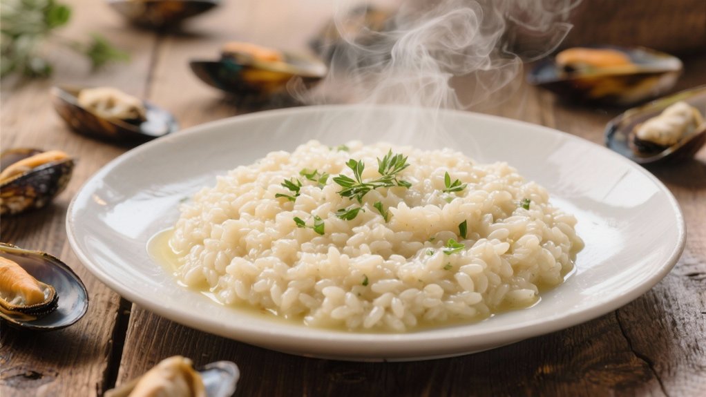 creamy wine infused risotto