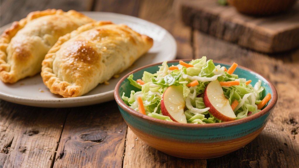 crisp apple and cabbage slaw