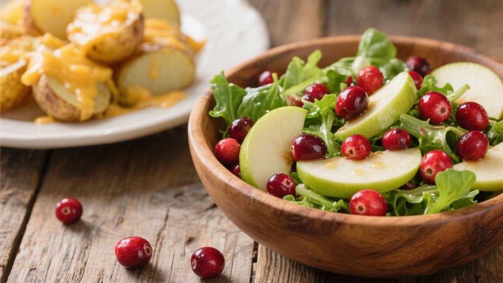 crisp apple salad contrast