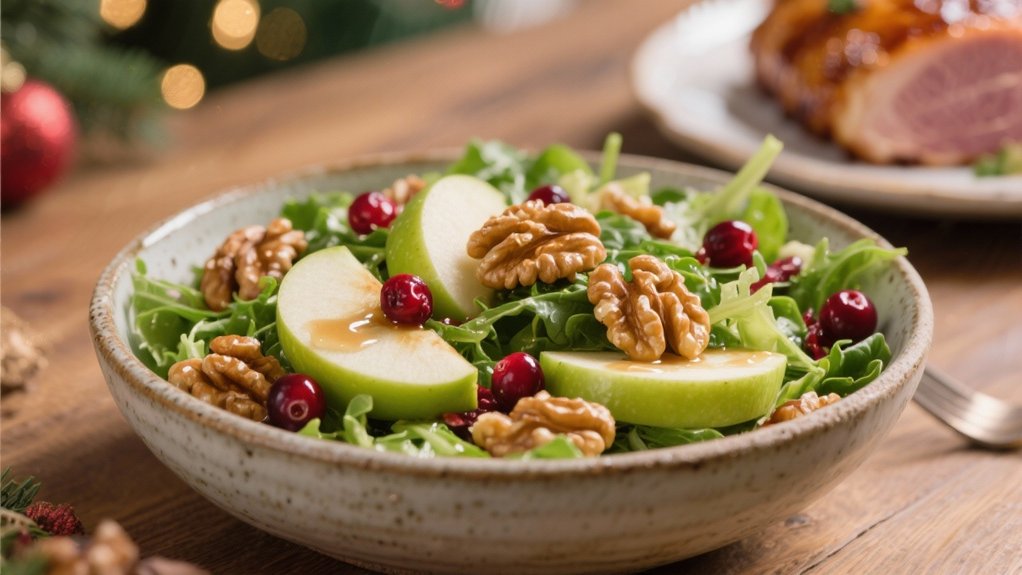 crisp apple walnut salad
