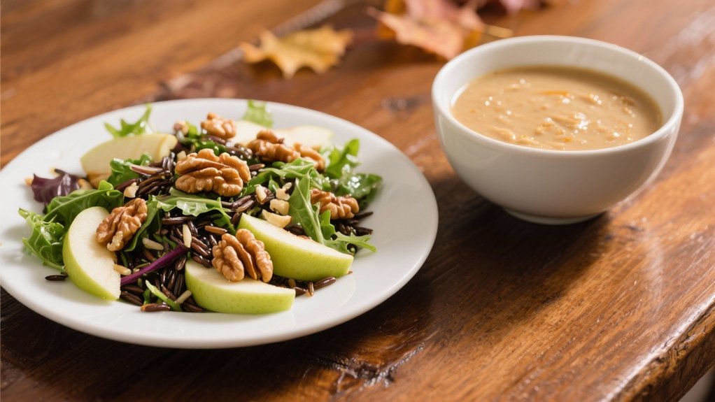 crisp apple walnut salad