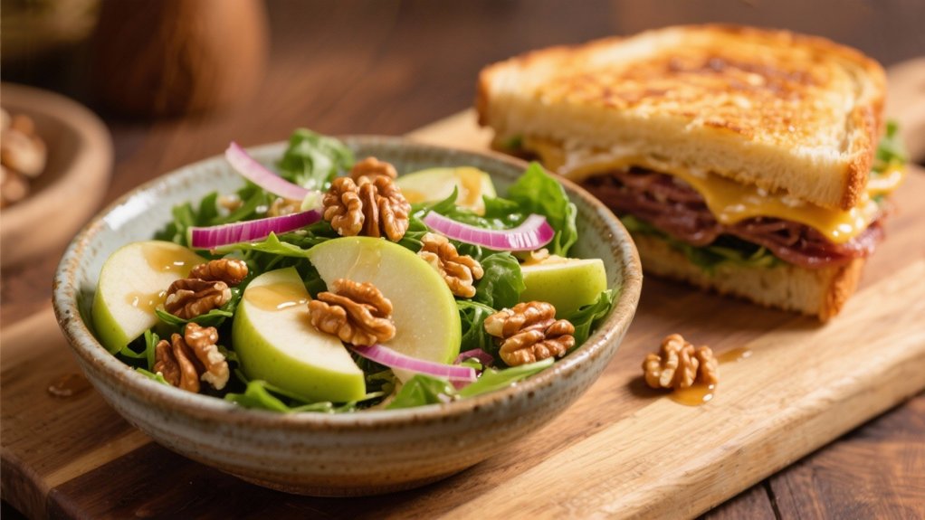 crisp apple walnut salad