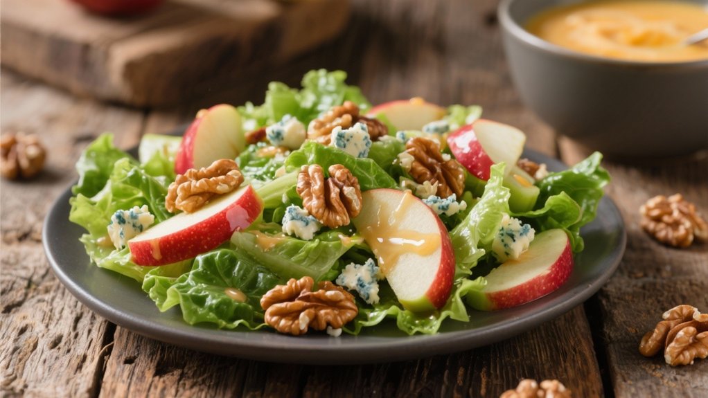 crisp apple walnut salad