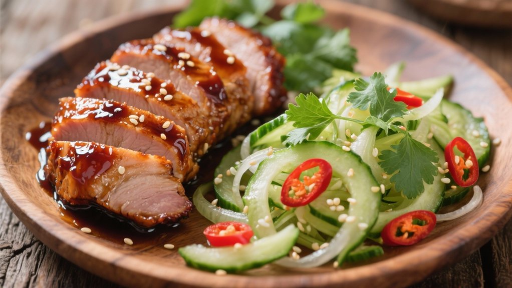 crisp asian cucumber salad