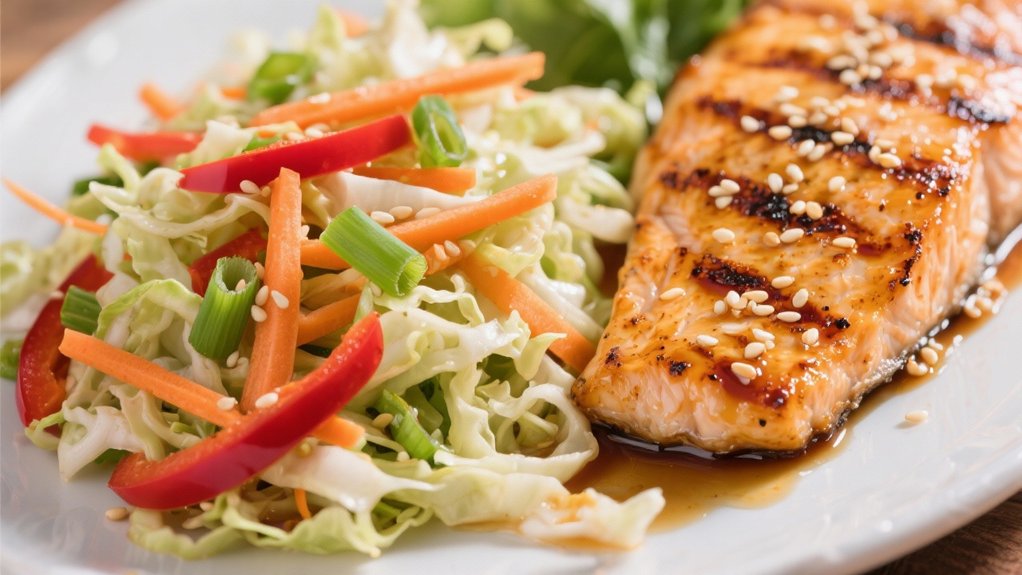 crisp asian slaw salad