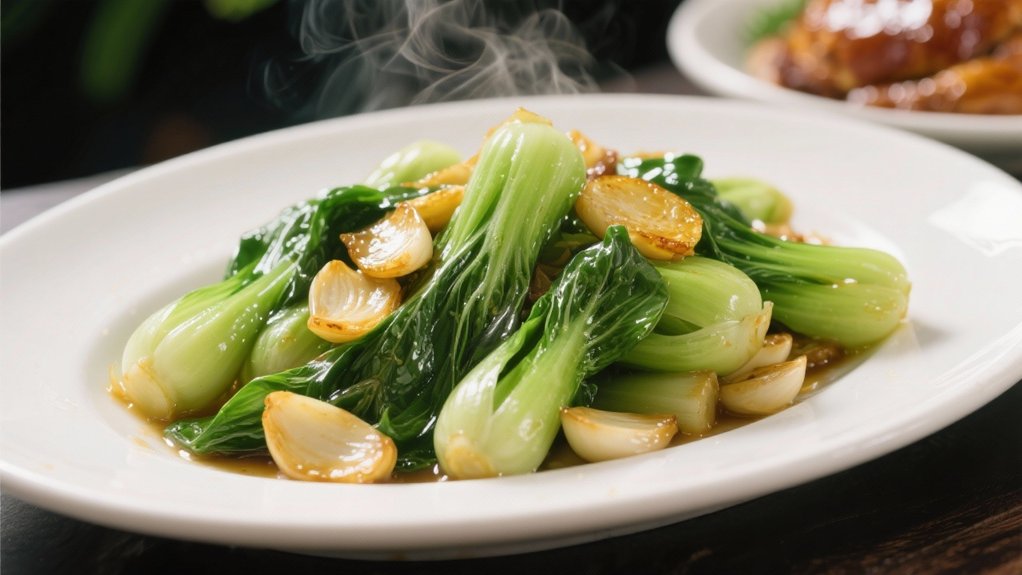 crisp bok choy stir fry