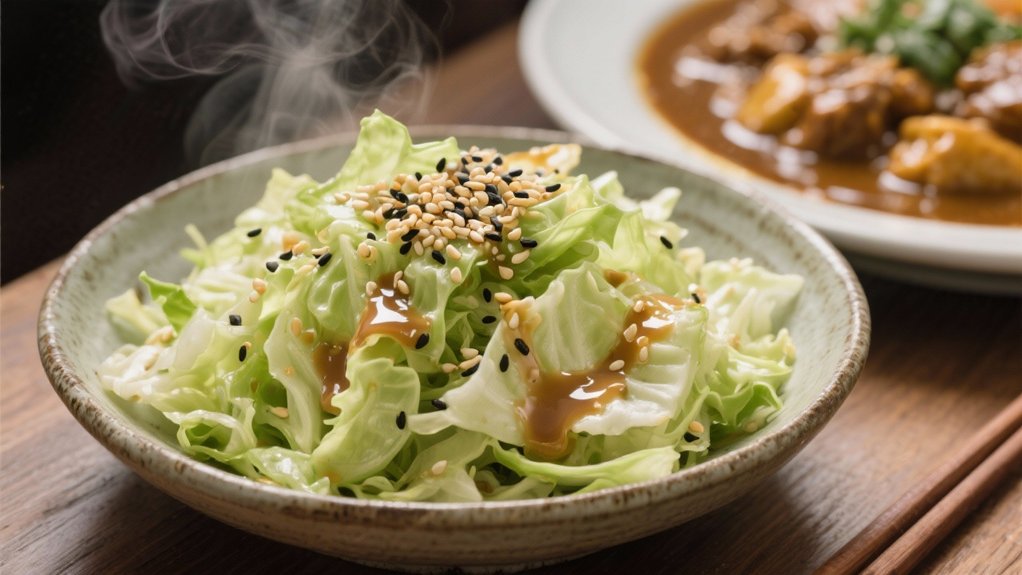 crisp cabbage salad creation