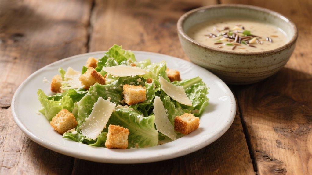 crisp caesar salad variations