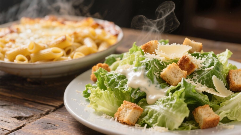 crisp caesar salad variations