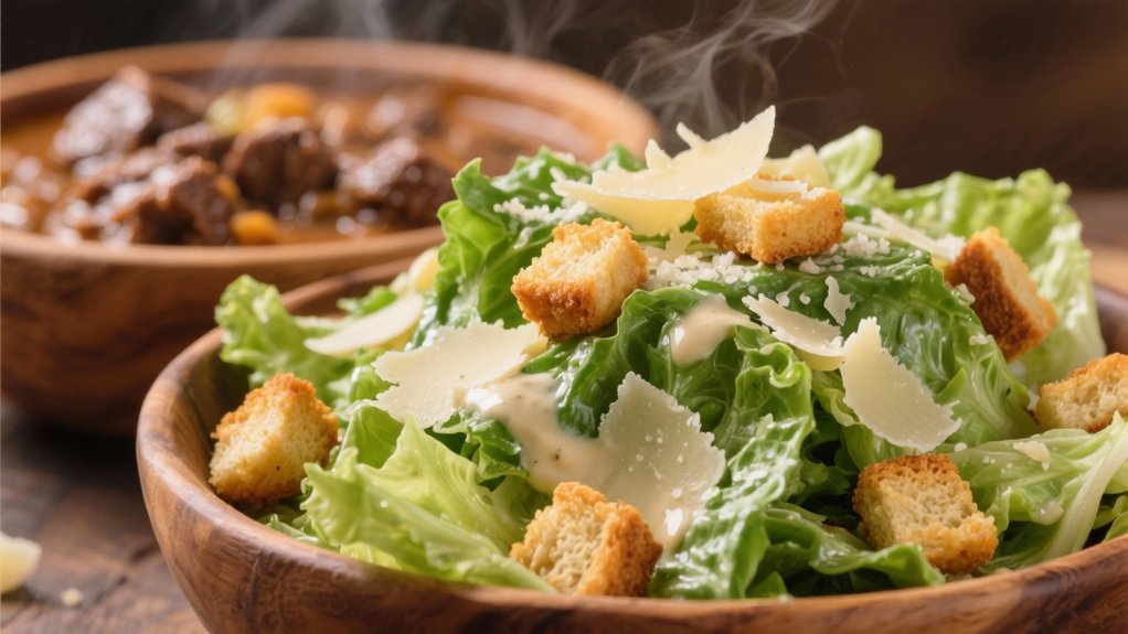 crisp caesar salad variations