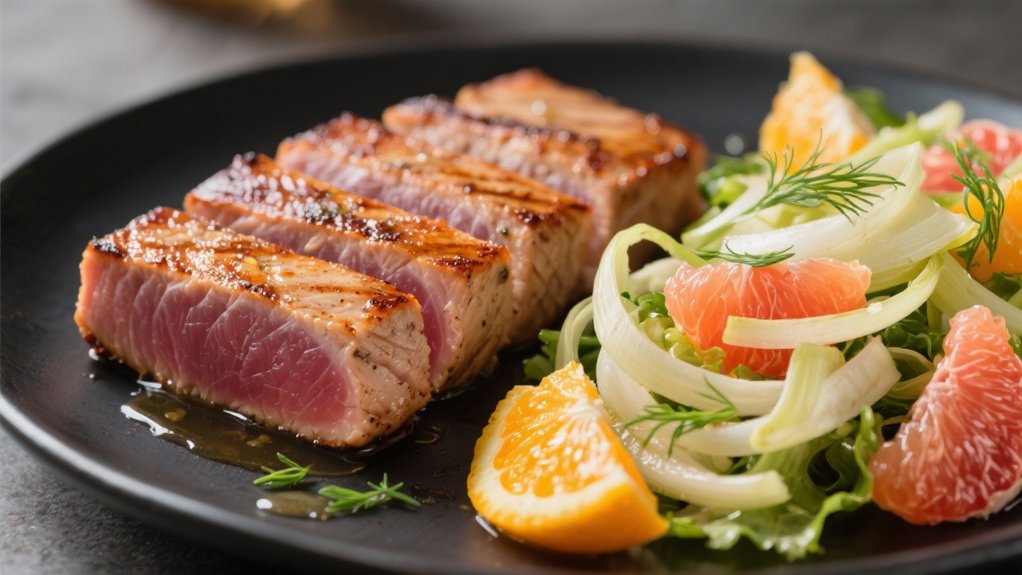 crisp citrus fennel salad