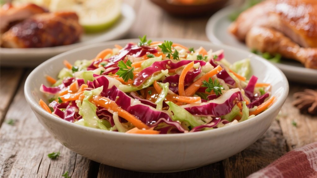 crisp coleslaw with apple cider
