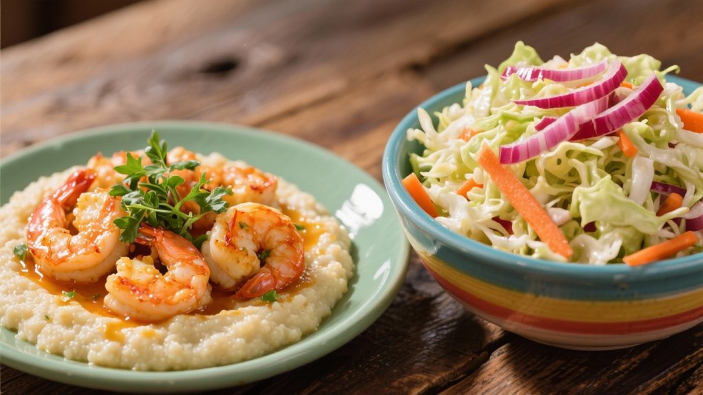 crisp coleslaw with vinaigrette