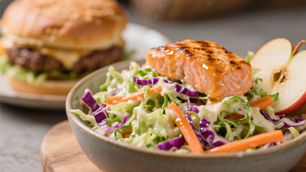 crisp coleslaw with vinaigrette