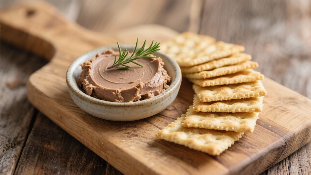crisp crackers enhance pate