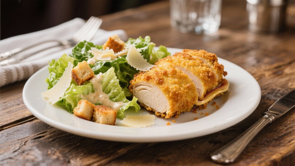 crisp creamy caesar salad