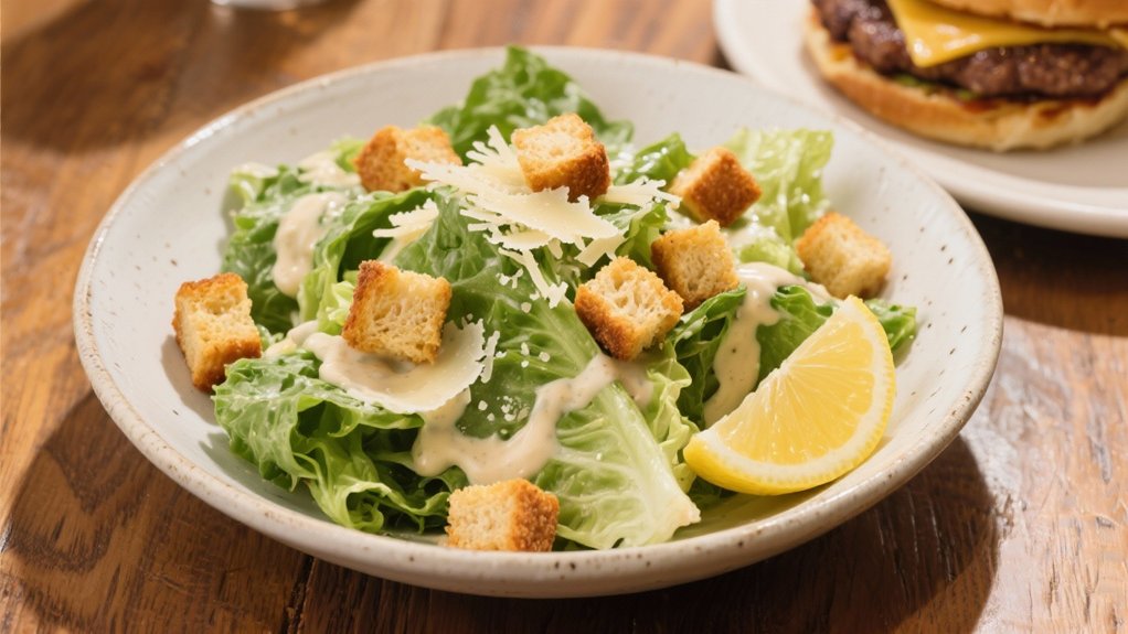 crisp creamy caesar salad