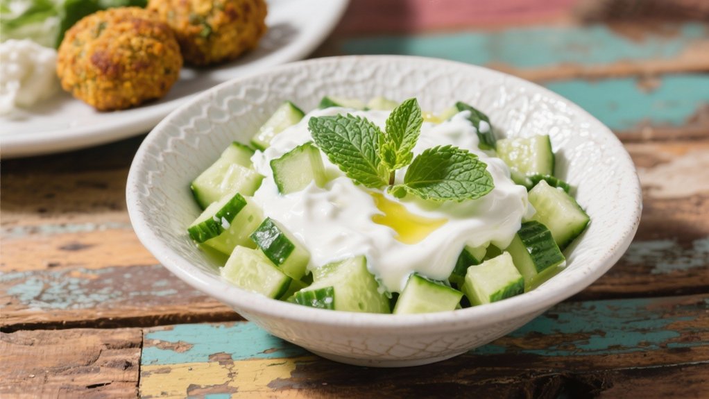 crisp creamy refreshing mediterranean