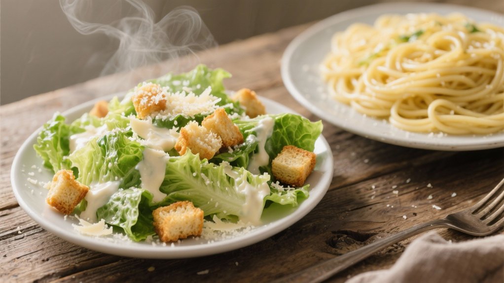 crisp creamy salad pairing