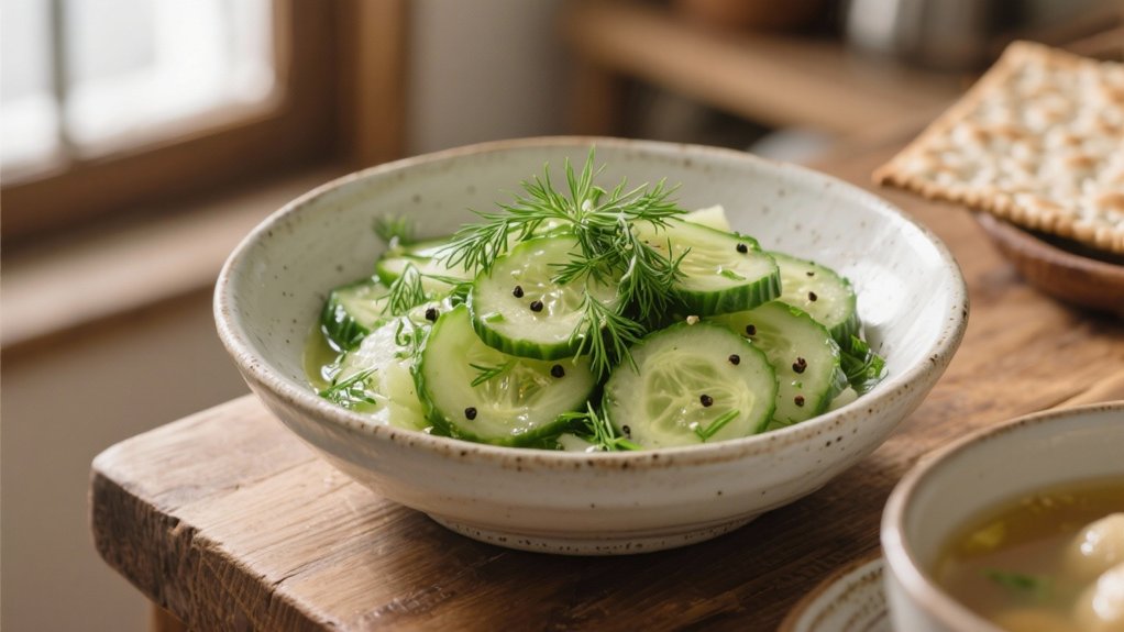 crisp cucumber dill refreshment