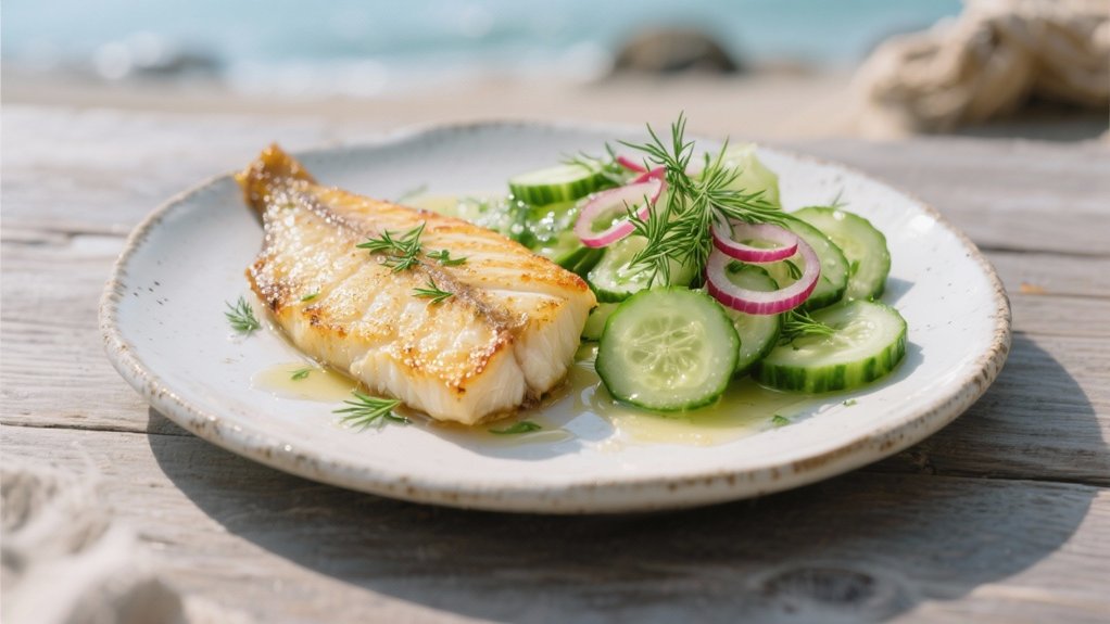 crisp cucumber dill salad