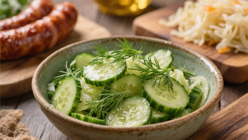 crisp cucumber dill salad
