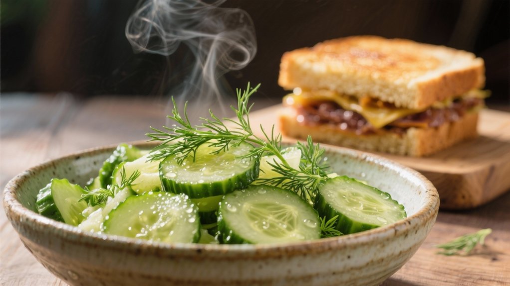 crisp cucumber dill salad