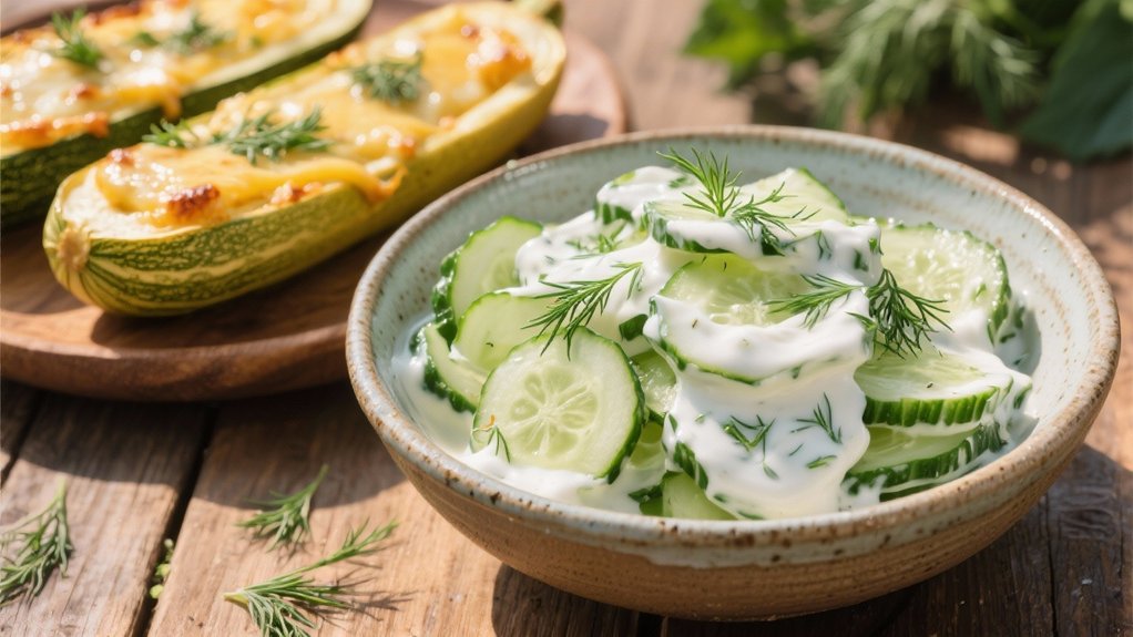 crisp cucumber dill salad