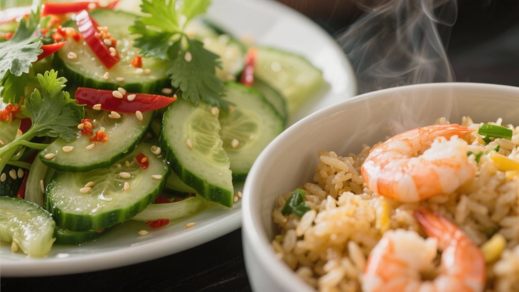 crisp cucumber salad delight