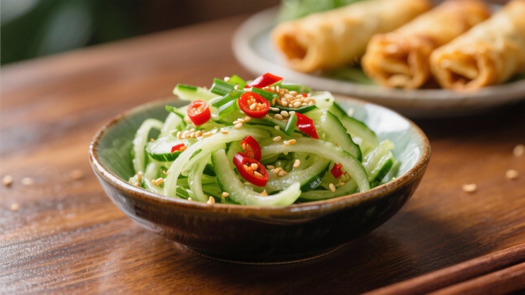 crisp cucumber salad delight