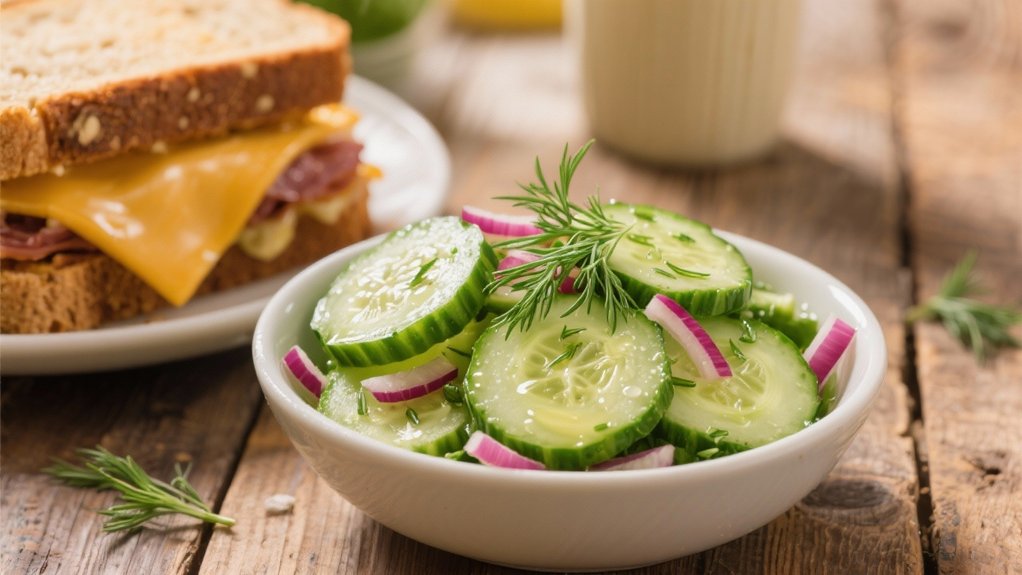 crisp cucumber salad delight
