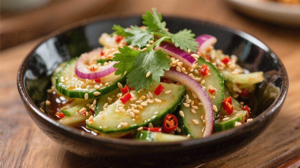crisp cucumber salad marinade