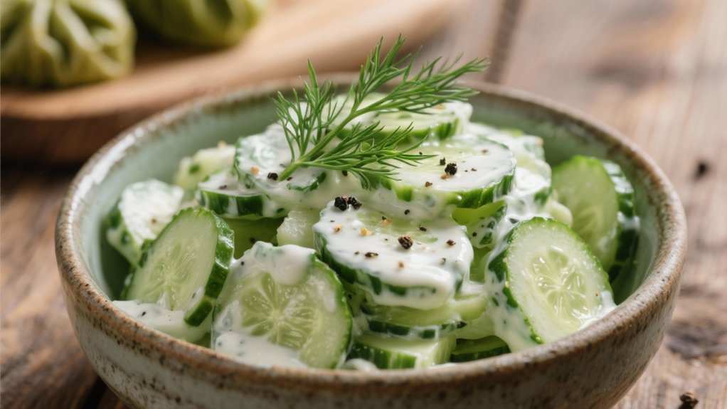 crisp cucumber salad recipe