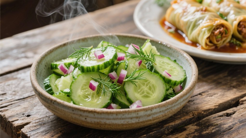 crisp cucumber salad recipe