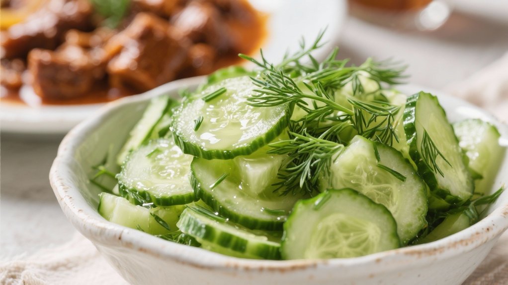 crisp cucumber salad recipe