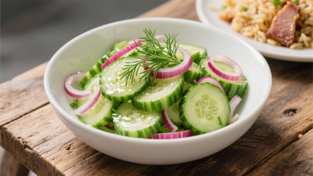 crisp cucumber salad recipe